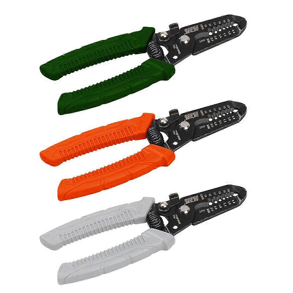 Multifunctional Wire Stripper Tool For Electricians Crimp Cut And Twist Wires All In One