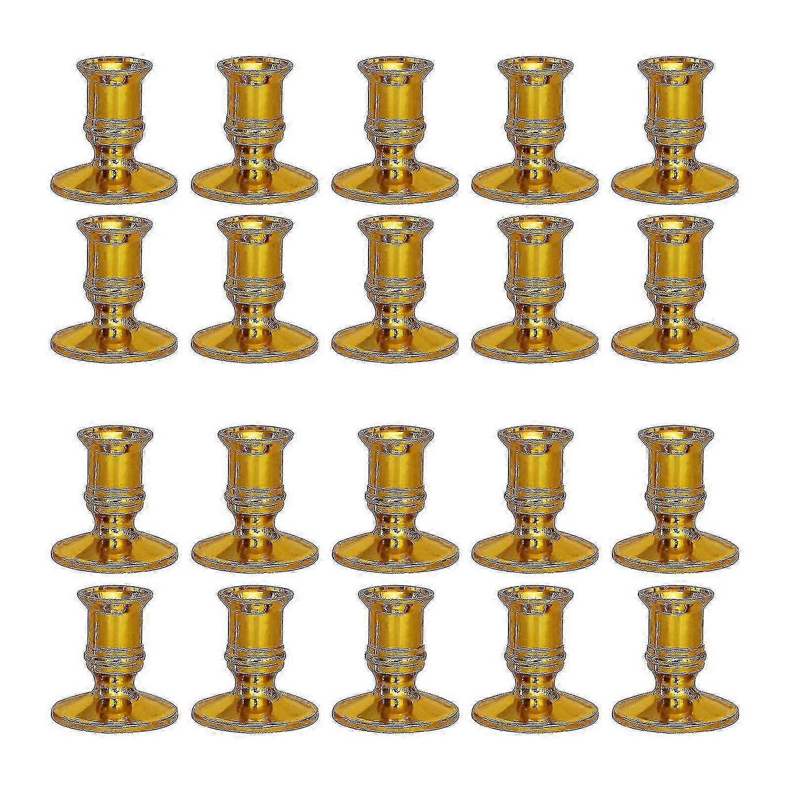 10-Pack Romantic Candle Holders for Living Room Dinner Table Decor
