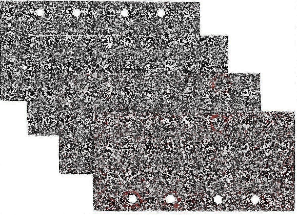 2025 25x Sandpaper - Orbital Sander Abrasive - Sticky Sanding Sheets With Hook And Scratch - Grit P 40/60/80/100-93 X 185 Mm