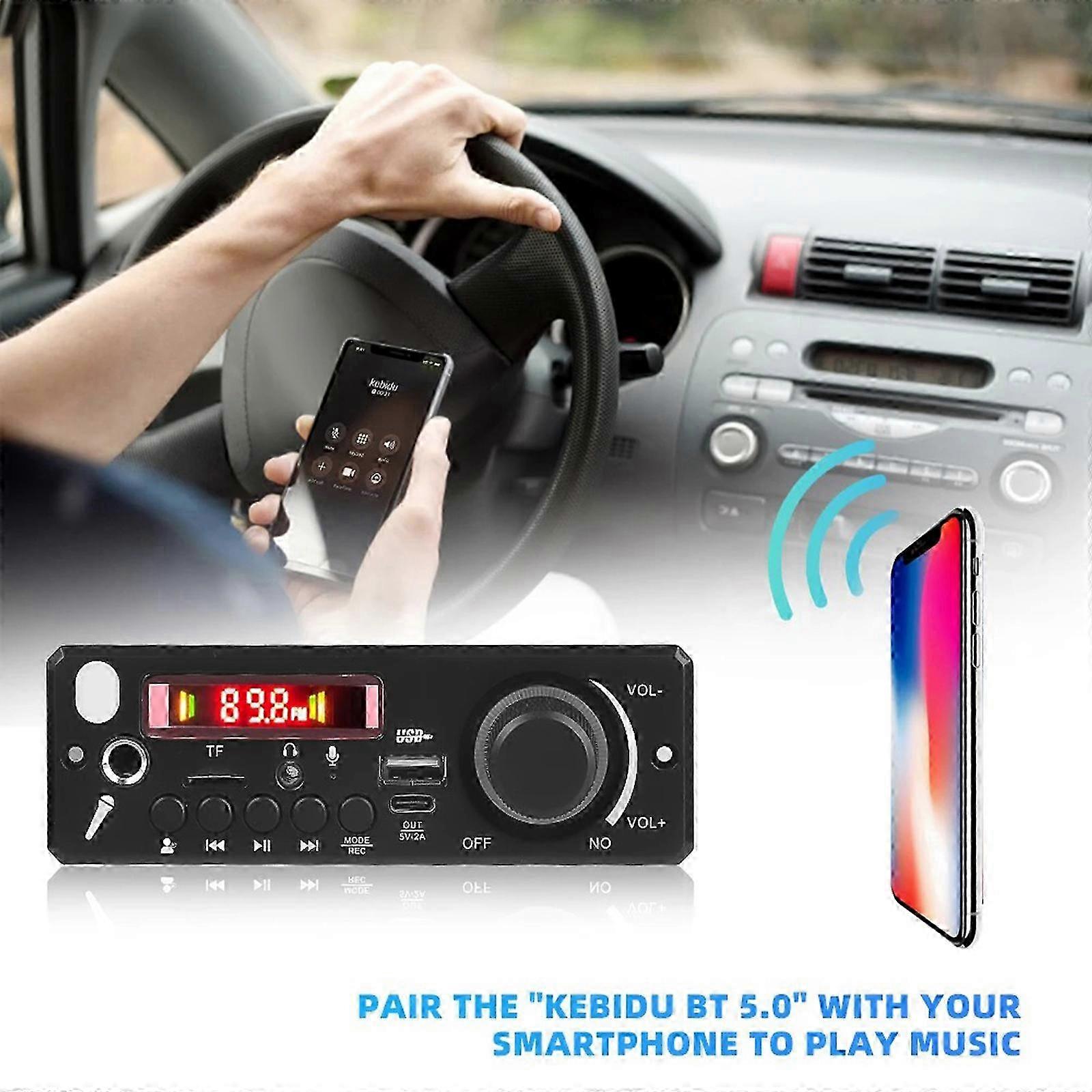 Wireless Power Amplifier Subwoofer 2.0CH 80W+80W Power Amplifier Module with Treble and Bass Control