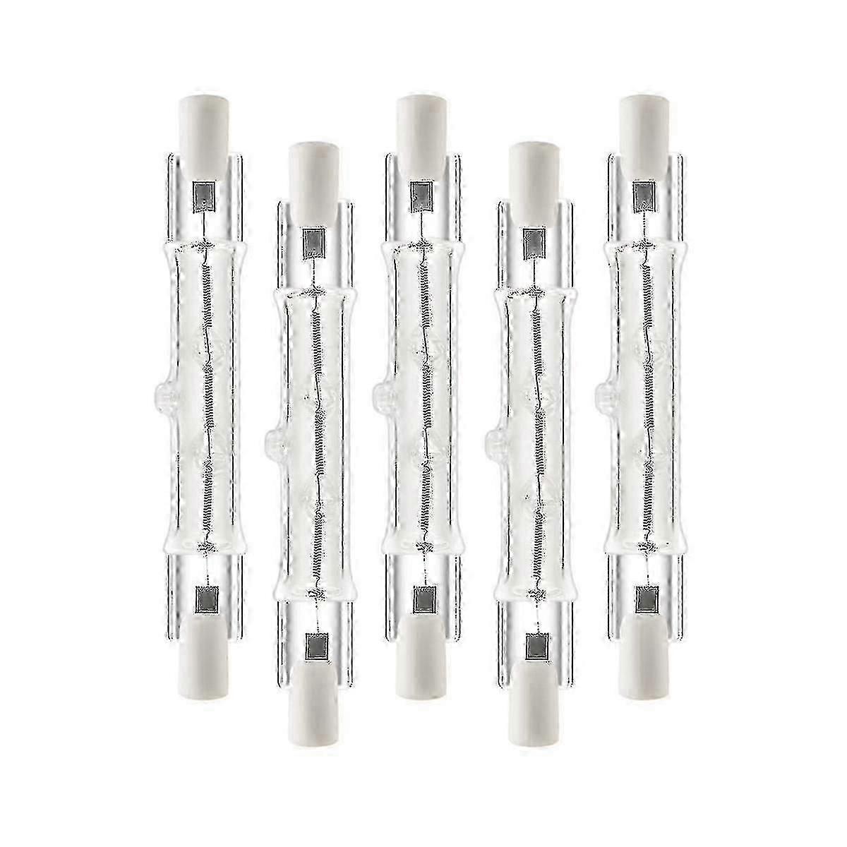 Halogen Linear Light Bulb R7s 118mm 300w 230v 5 Pack