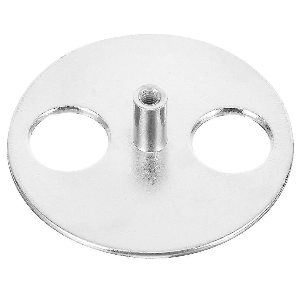 Music Box Turntable Winding Key Replacement Silver Metal Accessory