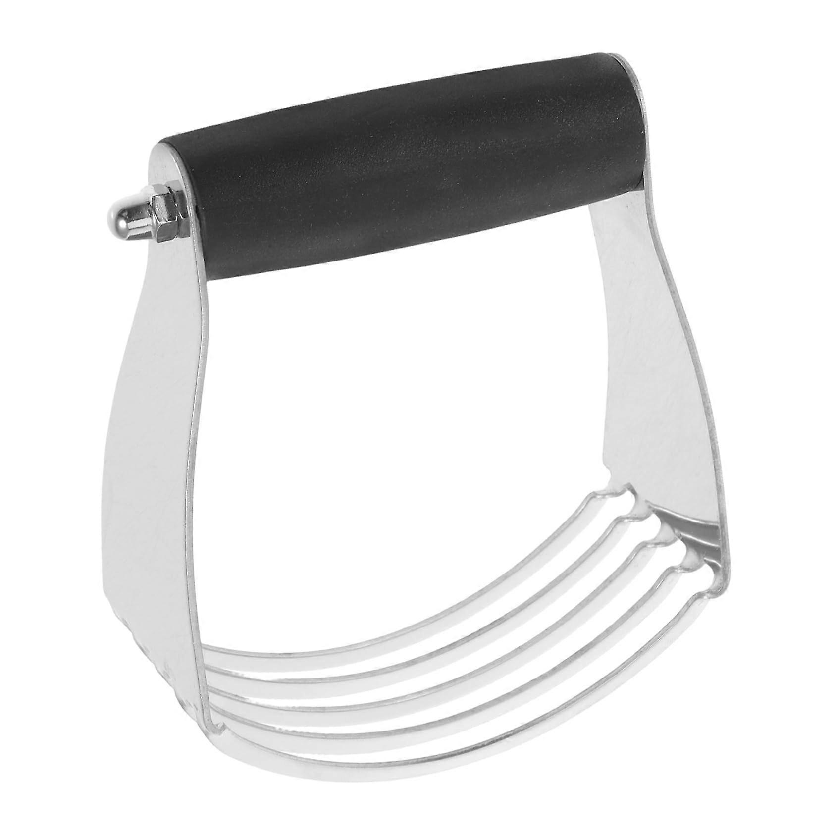 Stainless Steel Dough Blender and Pastry Cutter with Builtin Scraper for Efficient Baking