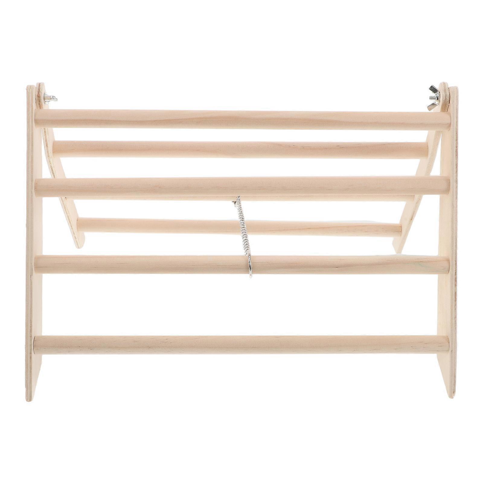 Coop Accessories Wood Chicken Perch Stand One Unit