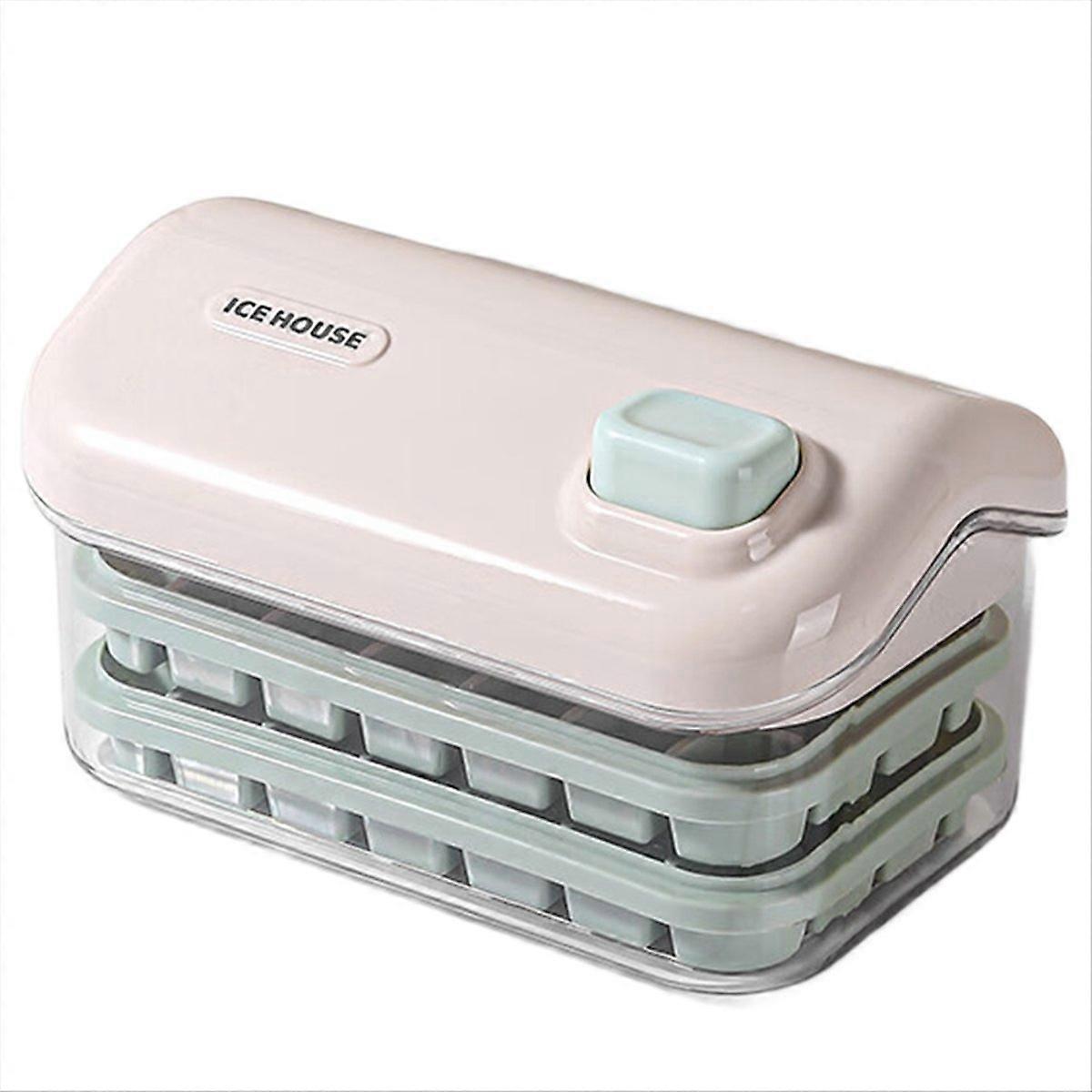 Ice Storage Box Mold Household Ice Maker Artifact Pink A