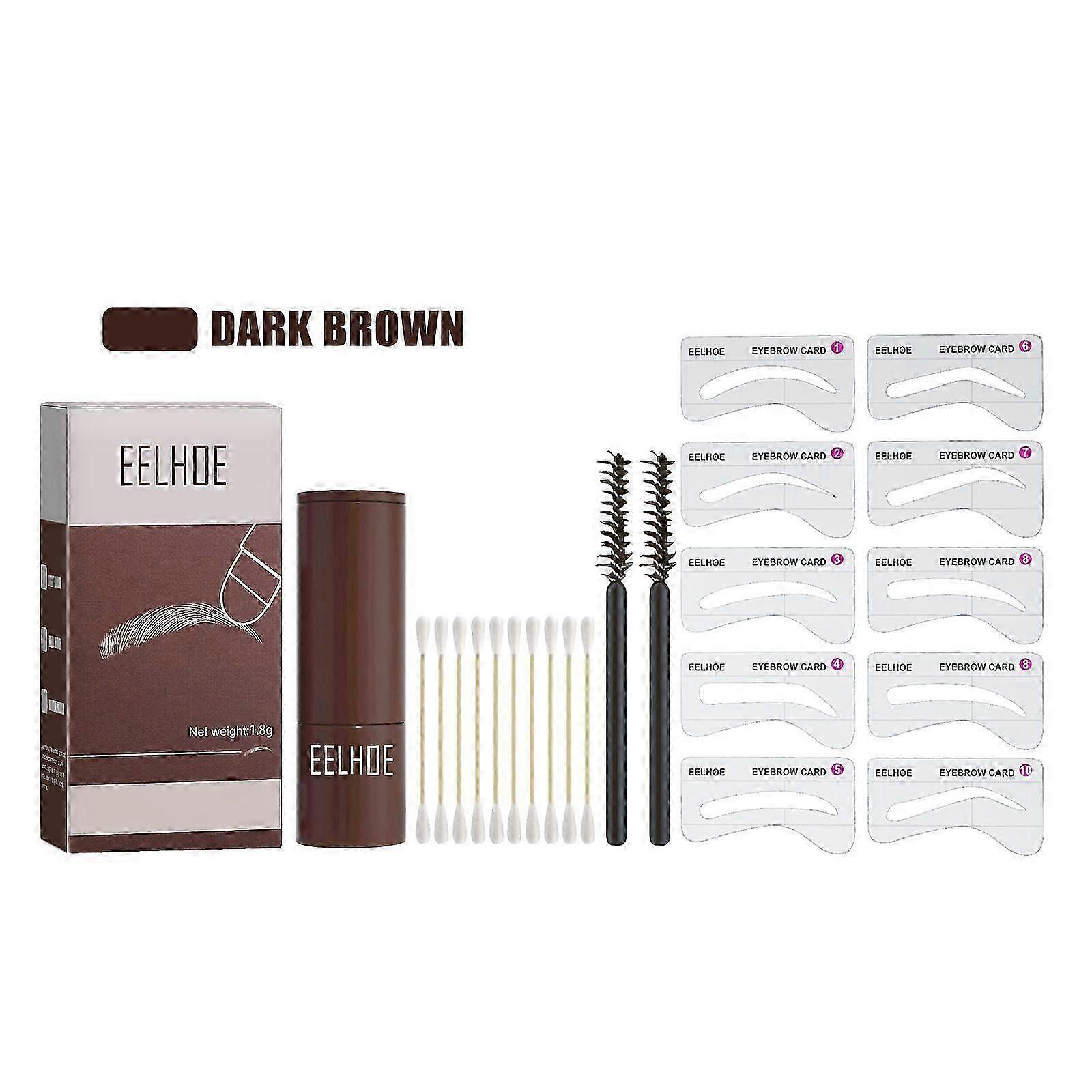Waterproof Eyebrow Print Set - Easy Stamp & Fill for Perfect Eyebrows, Quick & Natural Makeup