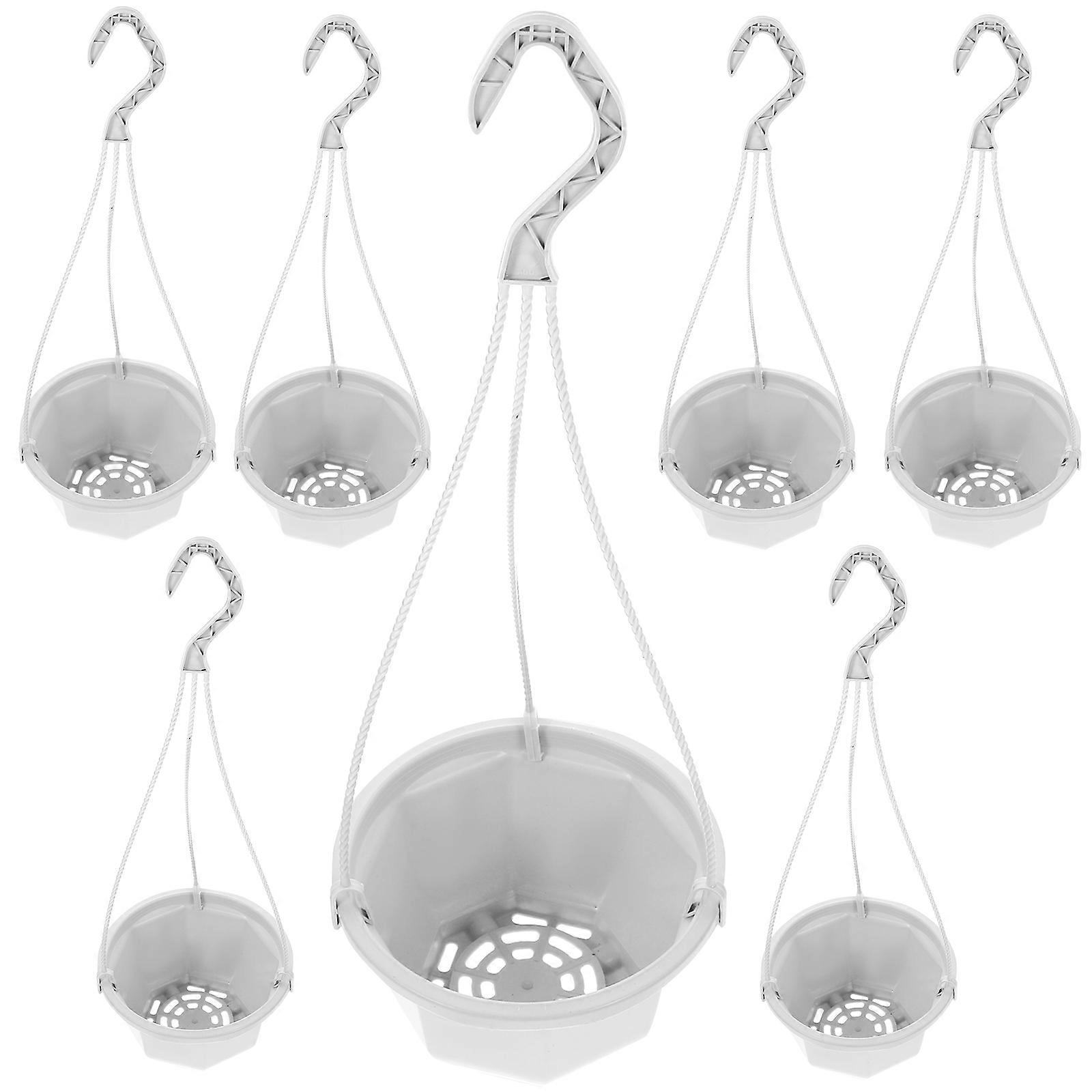8Pcs Hanging Flower Pot Brackets for Suspended Planters