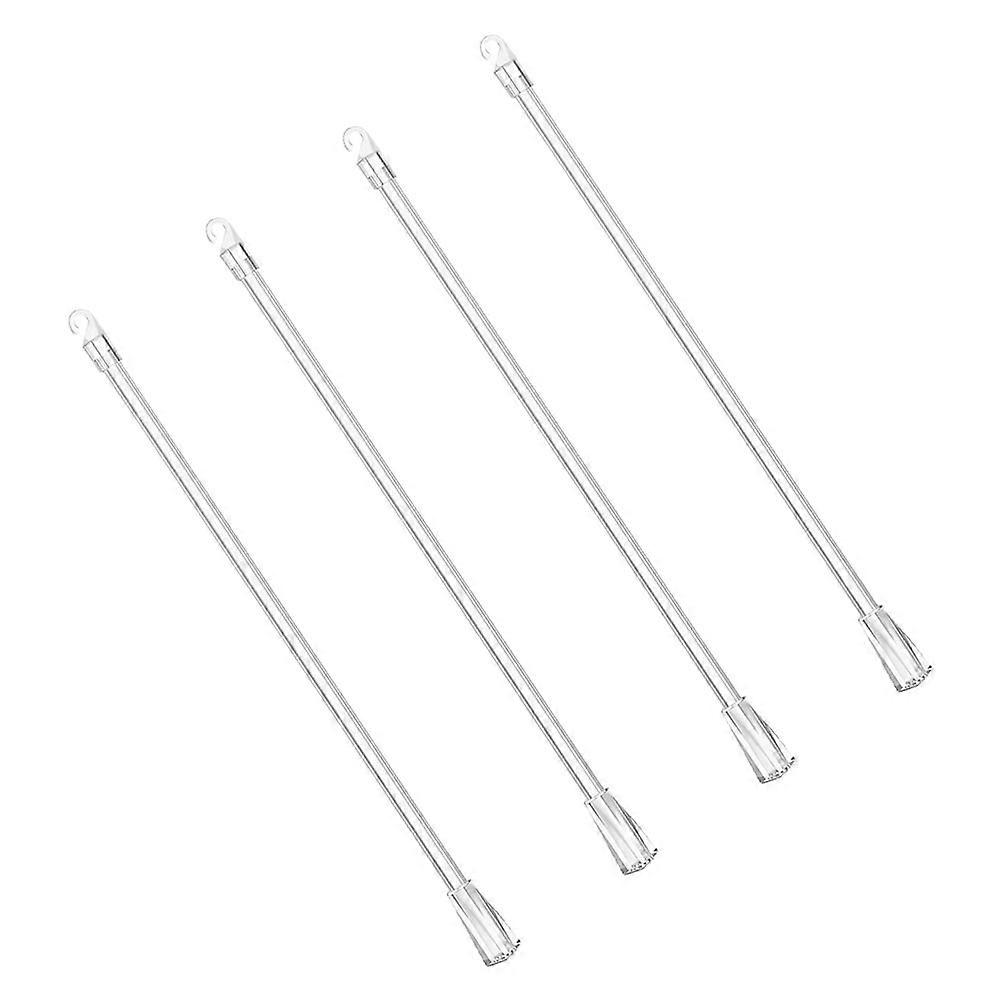 Window Curtain Pull Rod for Venetian Blind 4Pcs Clear Replacement Sticks