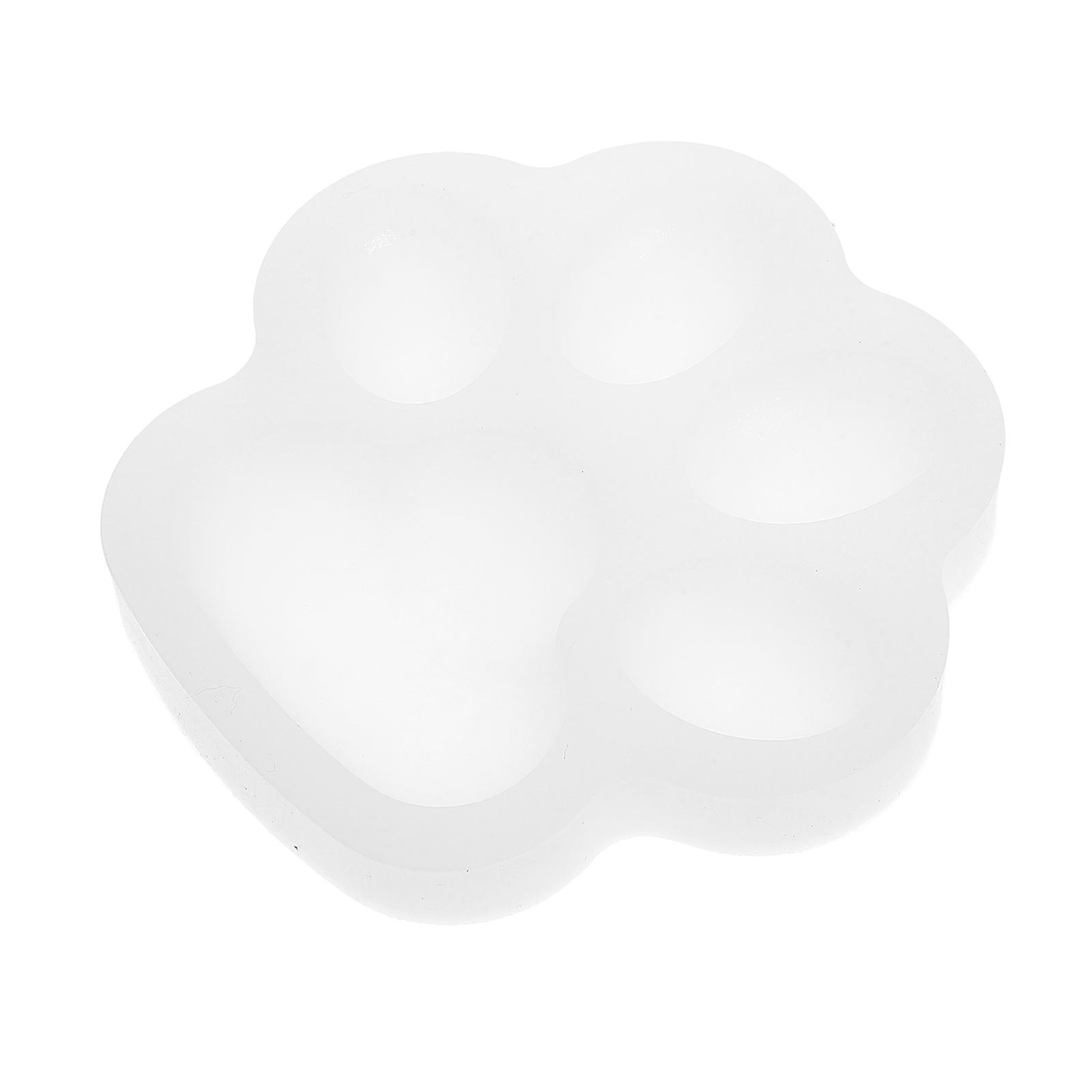 Silicone Cat Claw Mold for Keychain Pendant Casting with Clay Mold