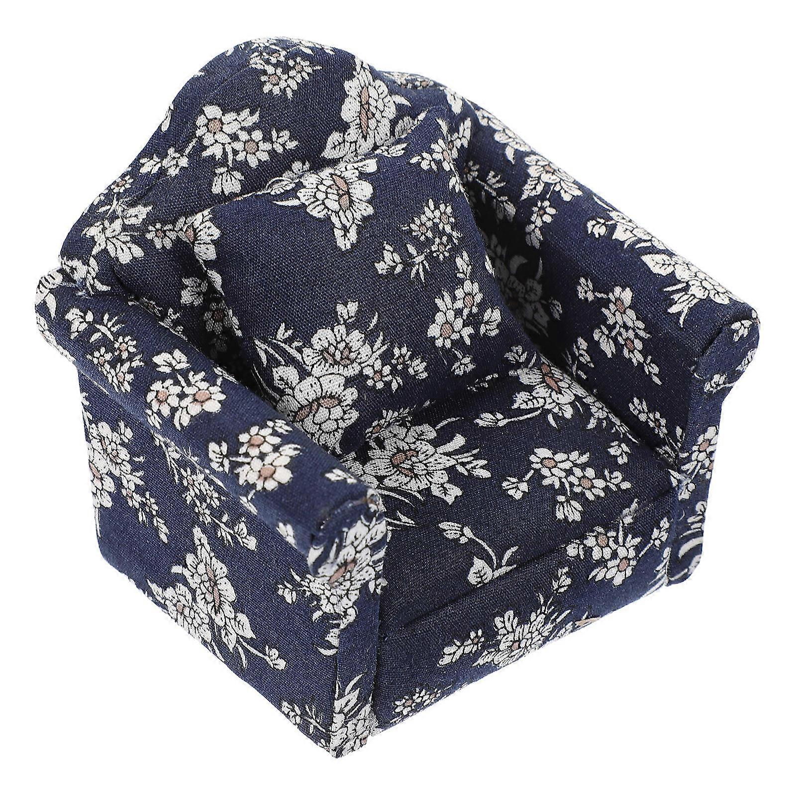 Hamster Nest Small Pet Bed for 4Sets Navy Decorative Sofa Model