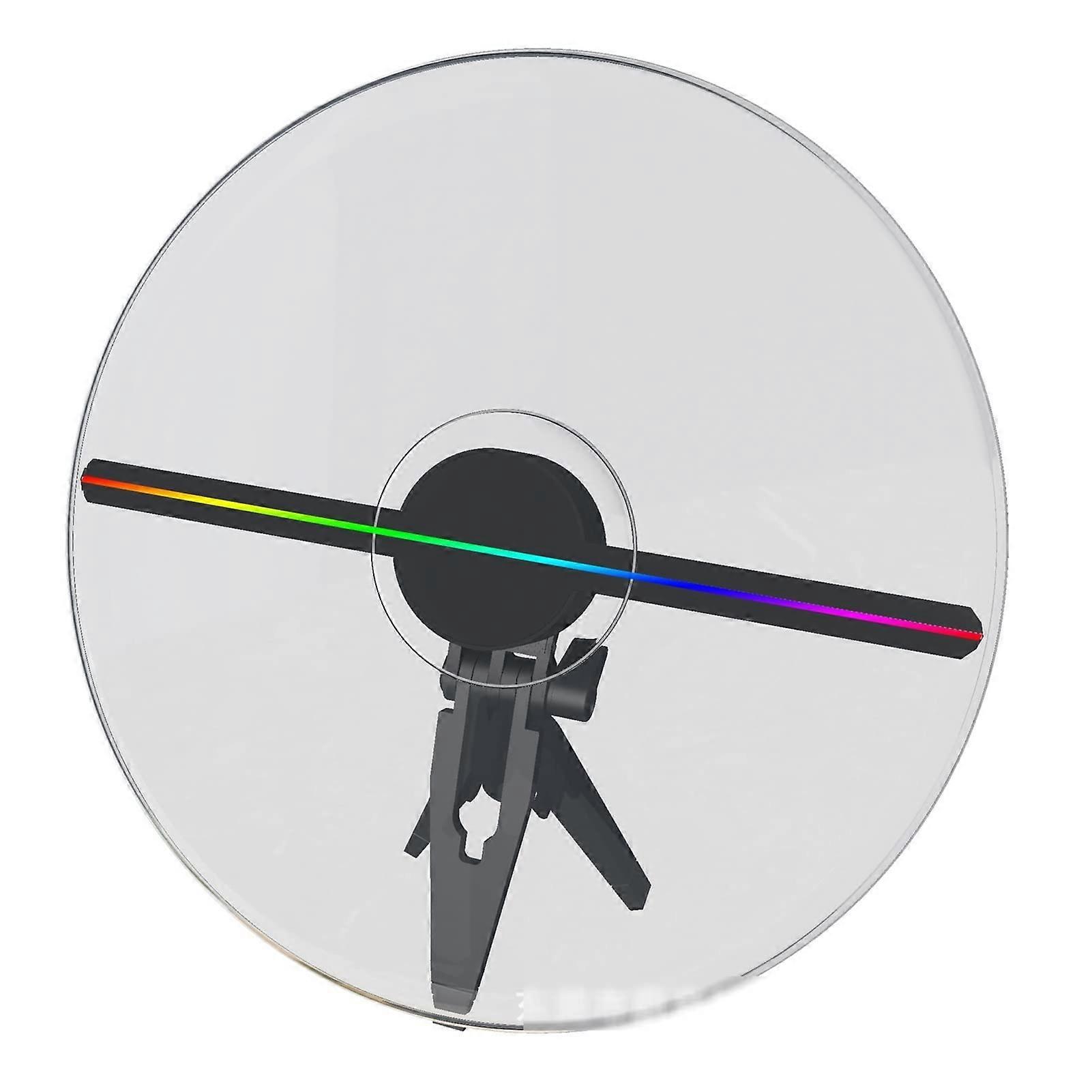 3D Hologram Fan Holographic Projector Advertising Screen Suspended Mini Desktop Model Y27TapeC One Color Mobile Power