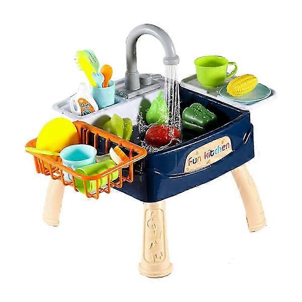 Simulation Circulating Water Electric Washing Educational Kitchen Toy{hh}