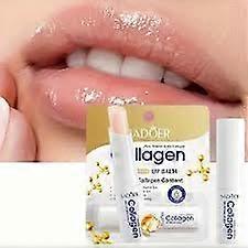 Collagen Moisturizing Lip Balm with Deep Hydration and Natural Gloss for Dry Lips