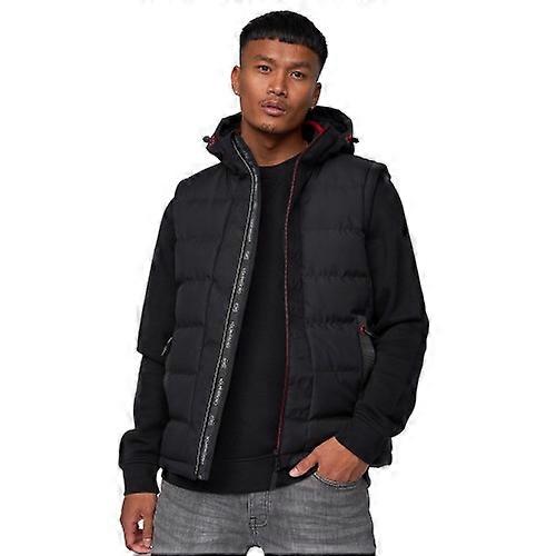Crosshatch Mens Kampnew Embossed Gilet
