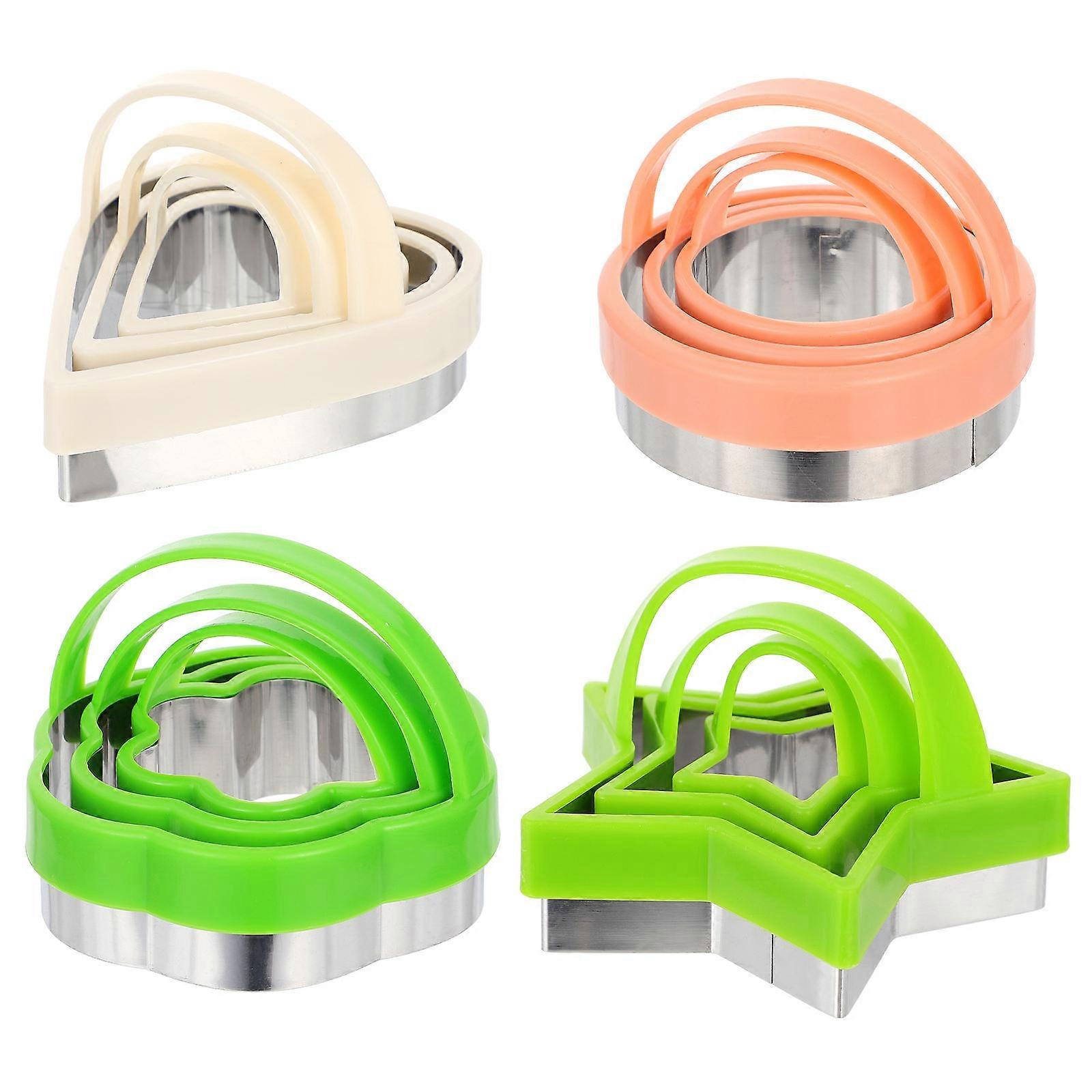 Stainless Steel Biscuit Cutters for Baking 12Pcs Cookie Mold Set