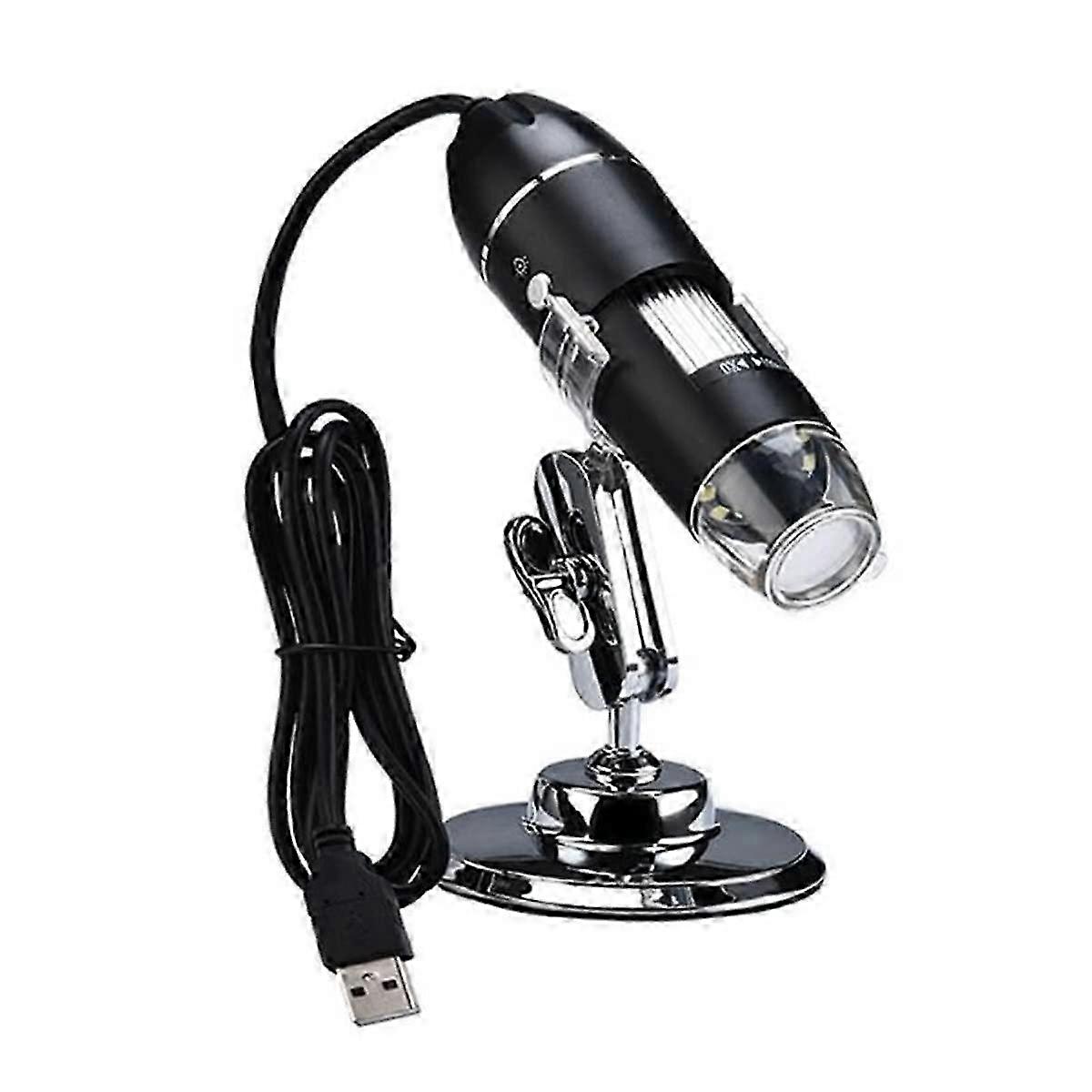 2025 1600X Digital USB Microscope Kit - Handheld Electronic Magnifier with Lens Adapter for Close-Up Viewing