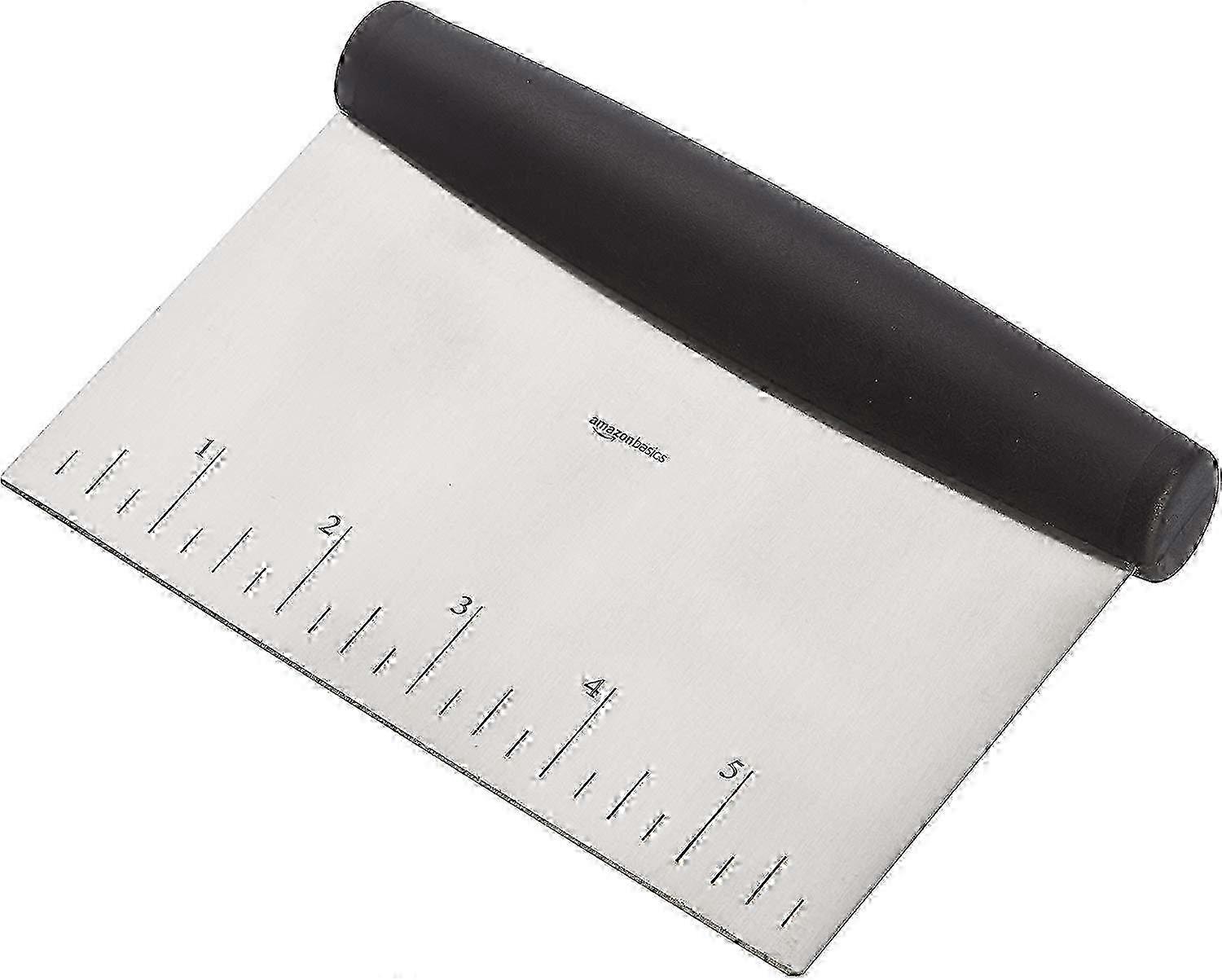 2025 Multi-Purpose Kitchen Cutter/Scraper Stainless Steel Silver Black