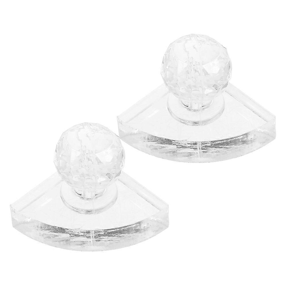 DIY Eyeshadow Compacting Tool for Blusher Pressing 6Pcs Transparent Crystal