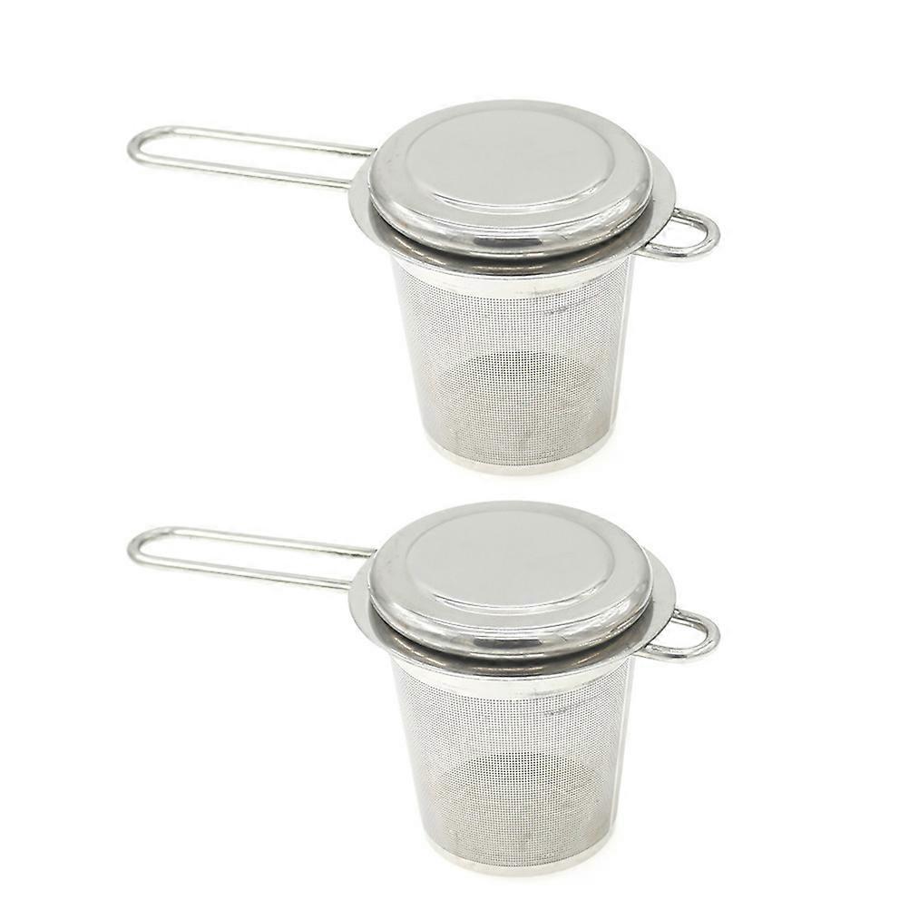 Stainless Steel Tea Strainers Silver for Home Use 4Pcs Practical Filters