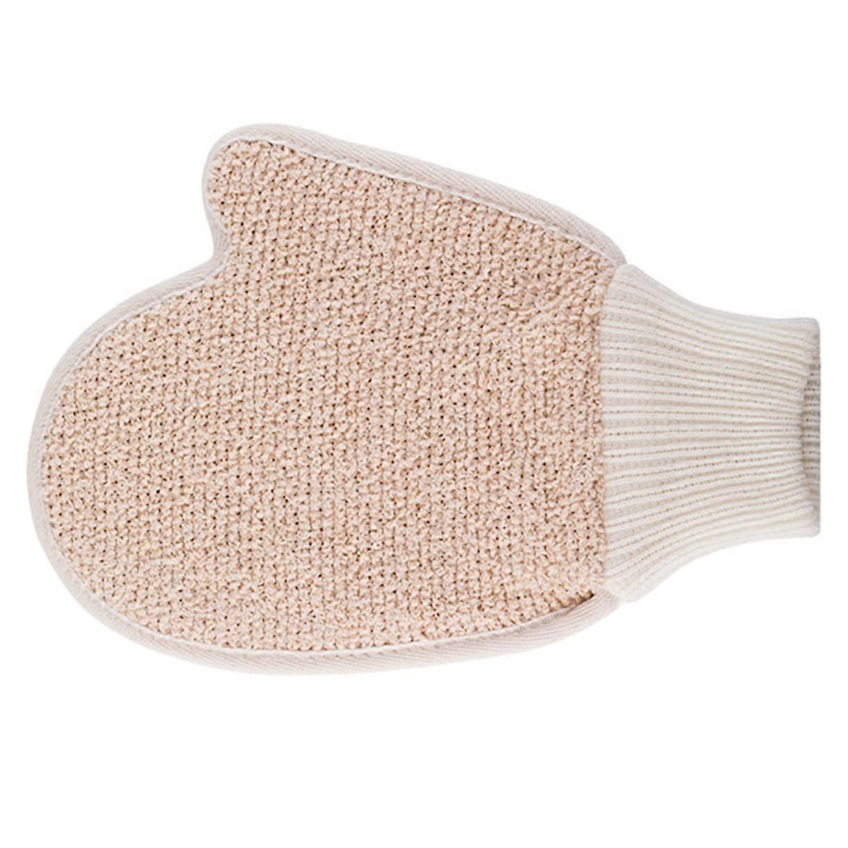 Exfoliating Bath Glove Set with Dual Function Scrubber Mitt for Gentle Full Body Skin Cleansing