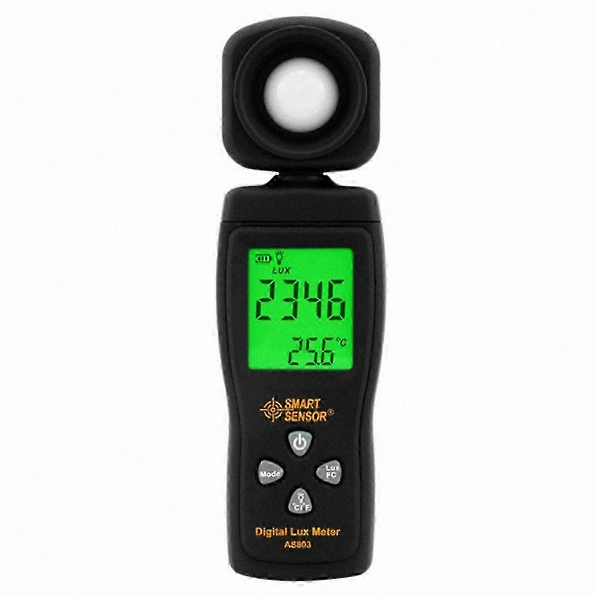 AS803 Digital Lux Meter Handheld Light Meter 0-200 Lux LCD Display