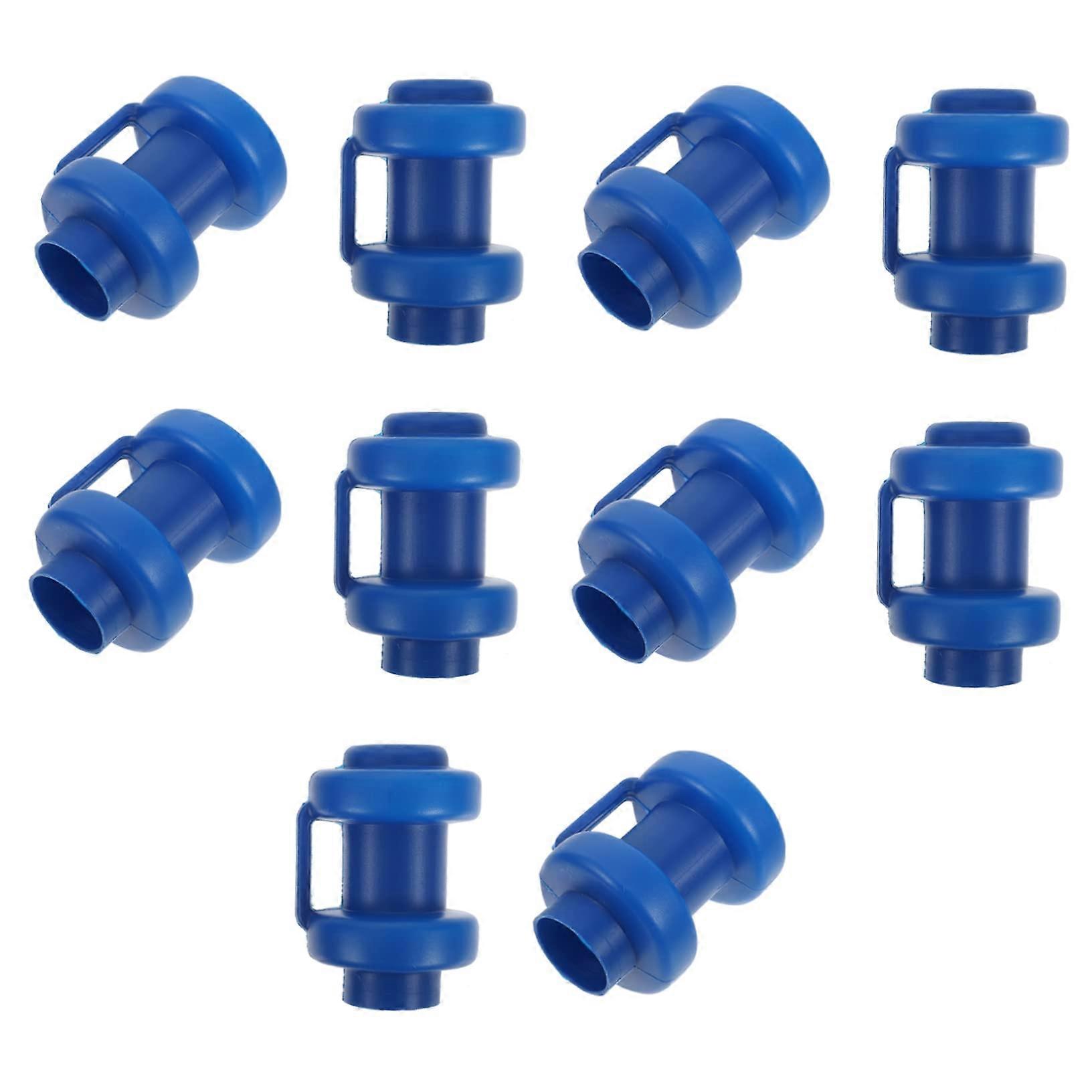 10pcs Trampoline Pole Caps Durable Plastic Tops for Secure Net Attachment and Easy Installation