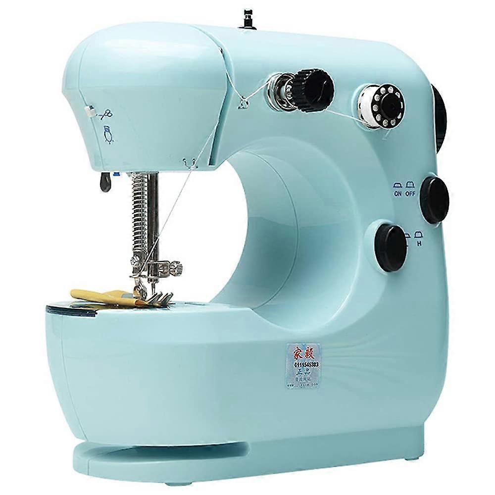 Mini Sewing Machine with Double Thread, Two Speed Control, Foot Pedal and Builtin Light for Beginners