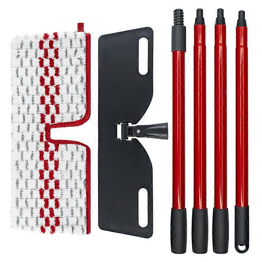 Microfiber Flip-Flop Double-Sided Mop Set Dry/Wet Dual-Use Mop Replacement Pads 58-inch Mop