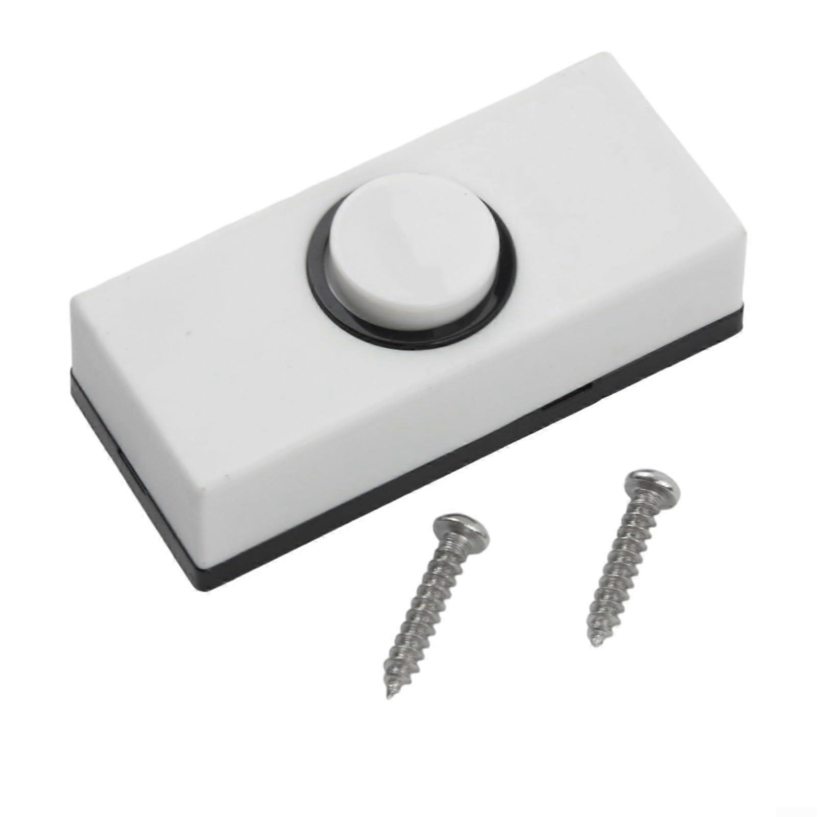 Modern Wired Doorbell Button with Sleek Design, Wall Mounted Durable Push for Home or Office