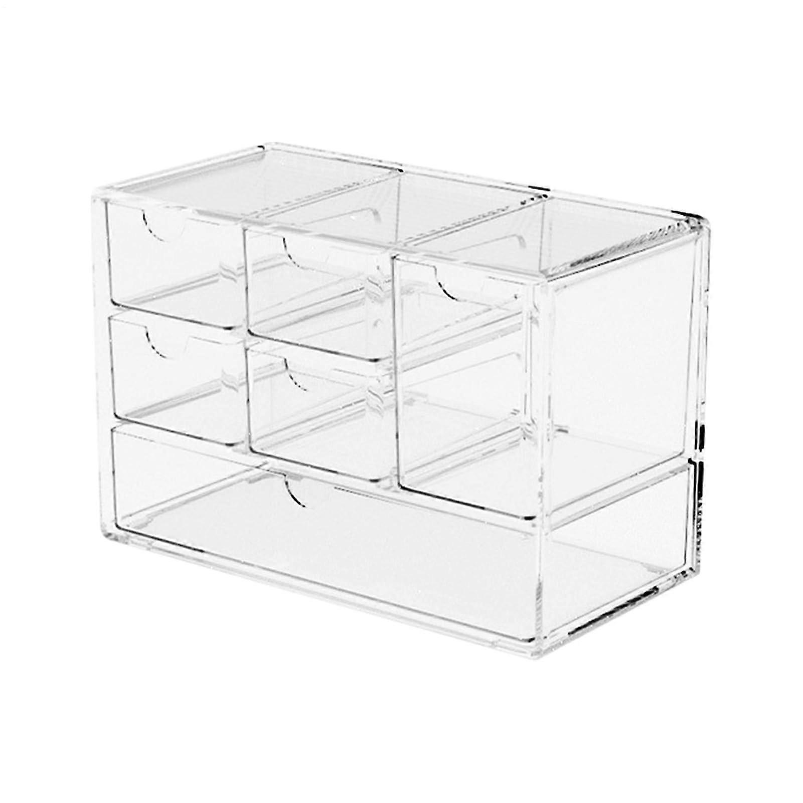 Desk Storage Drawer Clear Organizer Box for Office and Craft Supplies Efficient Space Saving