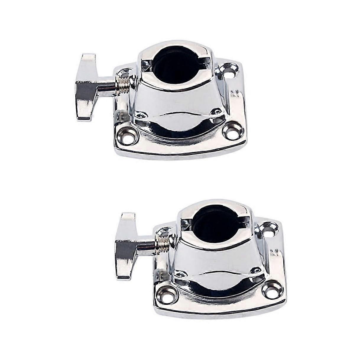 2pcs Drum Clamp Cymbal Holder with Secure Grip for Tom Drum Set Mount Bracket Wc20