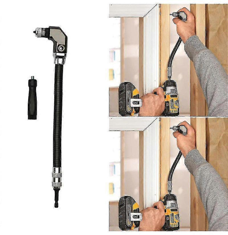 Utton Tools 1/4 Hex Flexible Right Angle Drill / Driver Attachment Woodworking