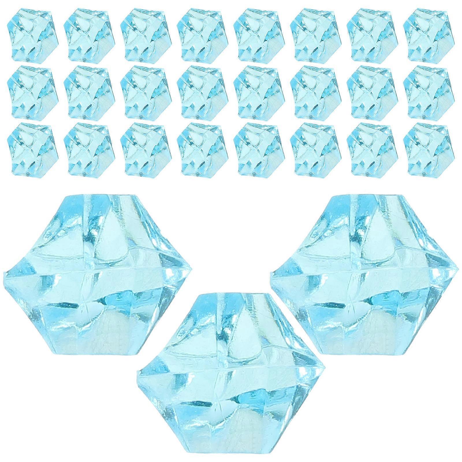 Simulation Ice Cube Photo Prop Crystal Stone Texture Diy Projects 450Pcs