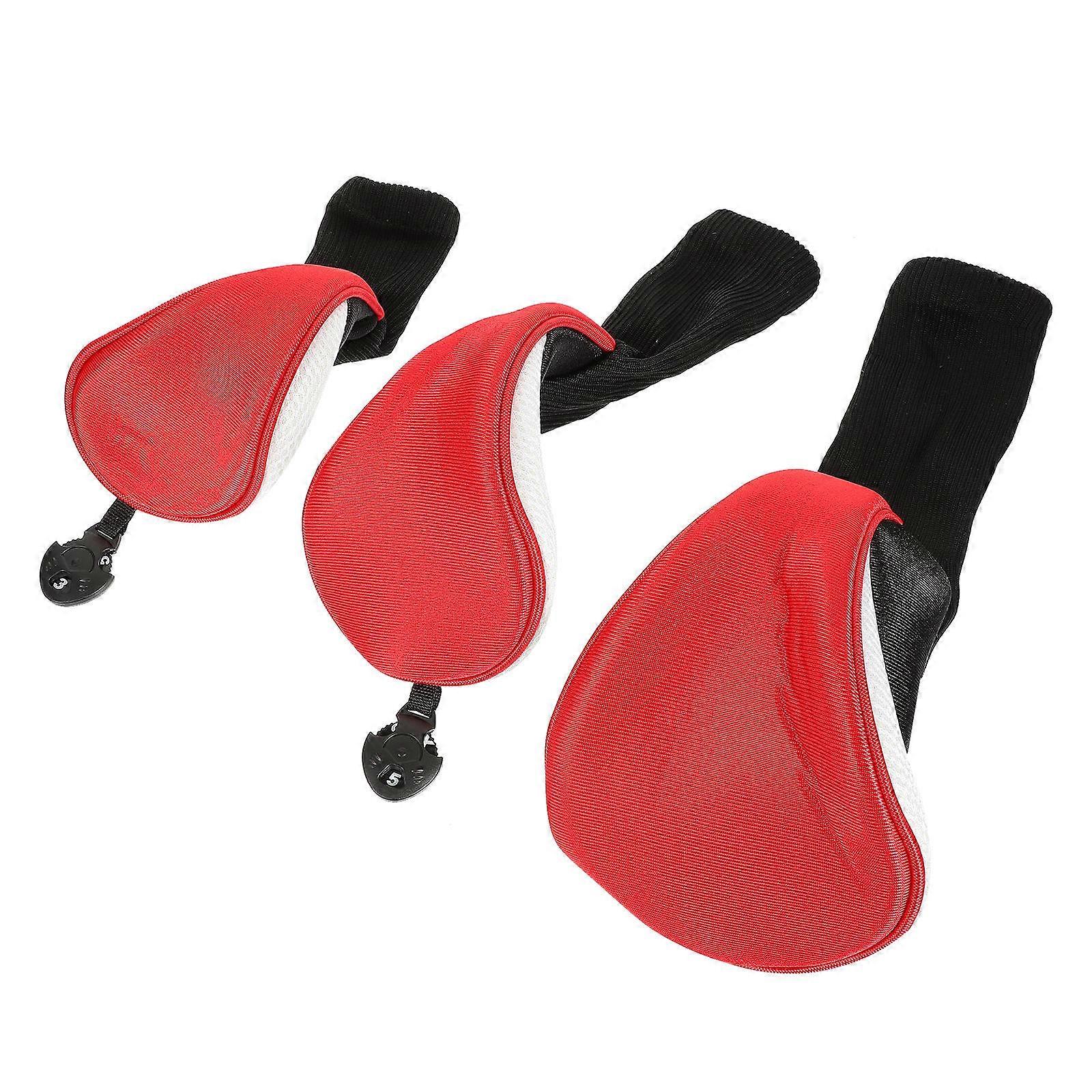 Ball Cue Protective Golfs Head Cover for 3Pcs Golf Putter