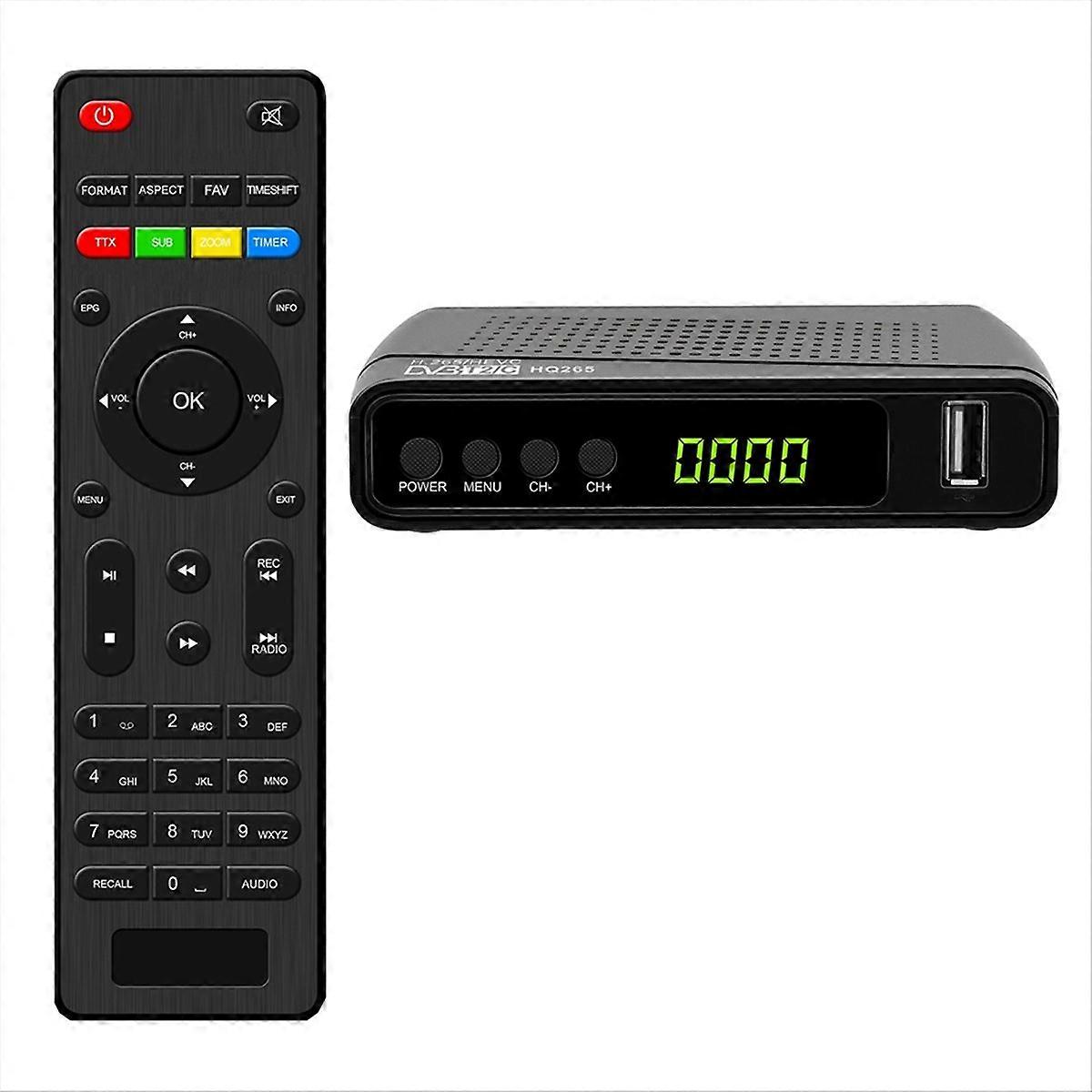 265 DVB-T2 Decoder Digitale Terrestre Mini Ricevitore Digital Terrestrial DVB-T2 SET TOP BOX EU Plug