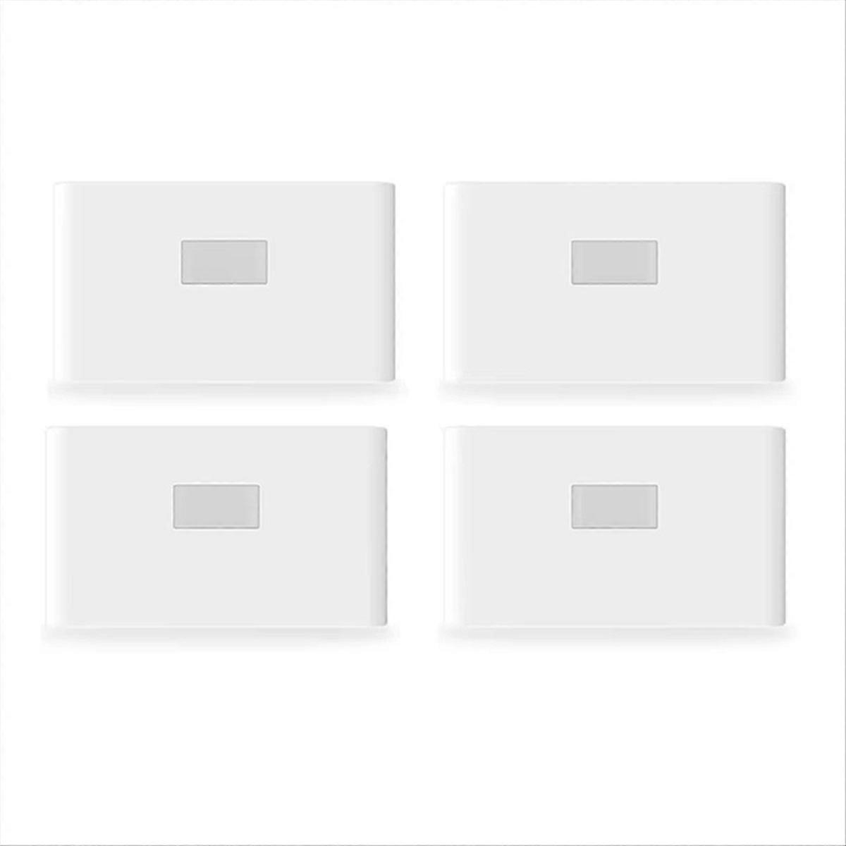 Rechargeable LED Intelligent Sensor Night Light 4Pcs