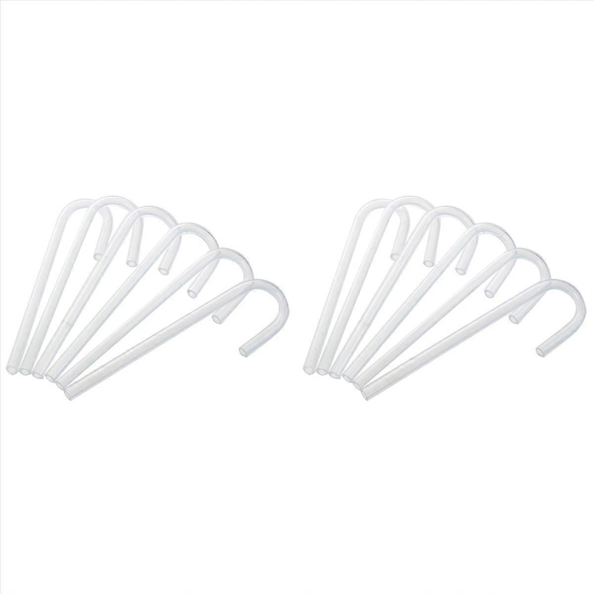 12Pcs Acrylic Pipe U Shape Tube Bend for Aquarium Co2 System/Diffuser