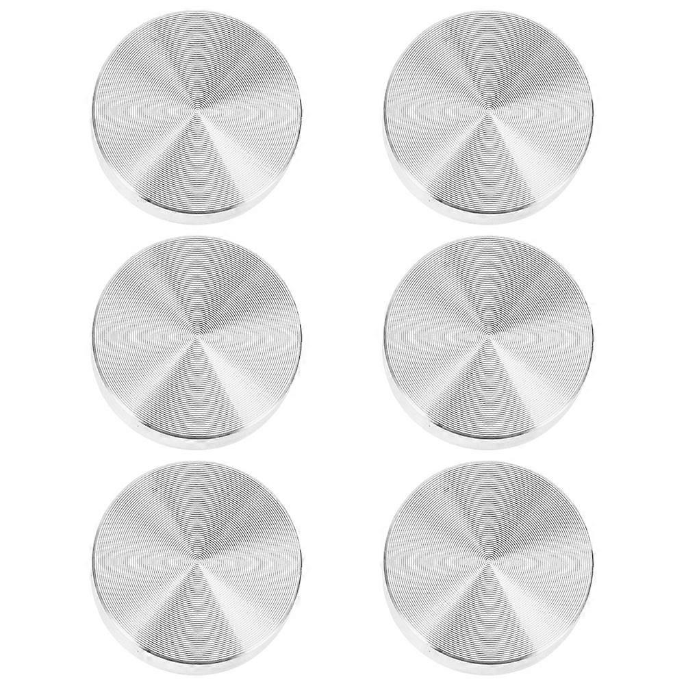Thickened Aluminum Discs Glass Table Tops Disc for 24Pcs Set
