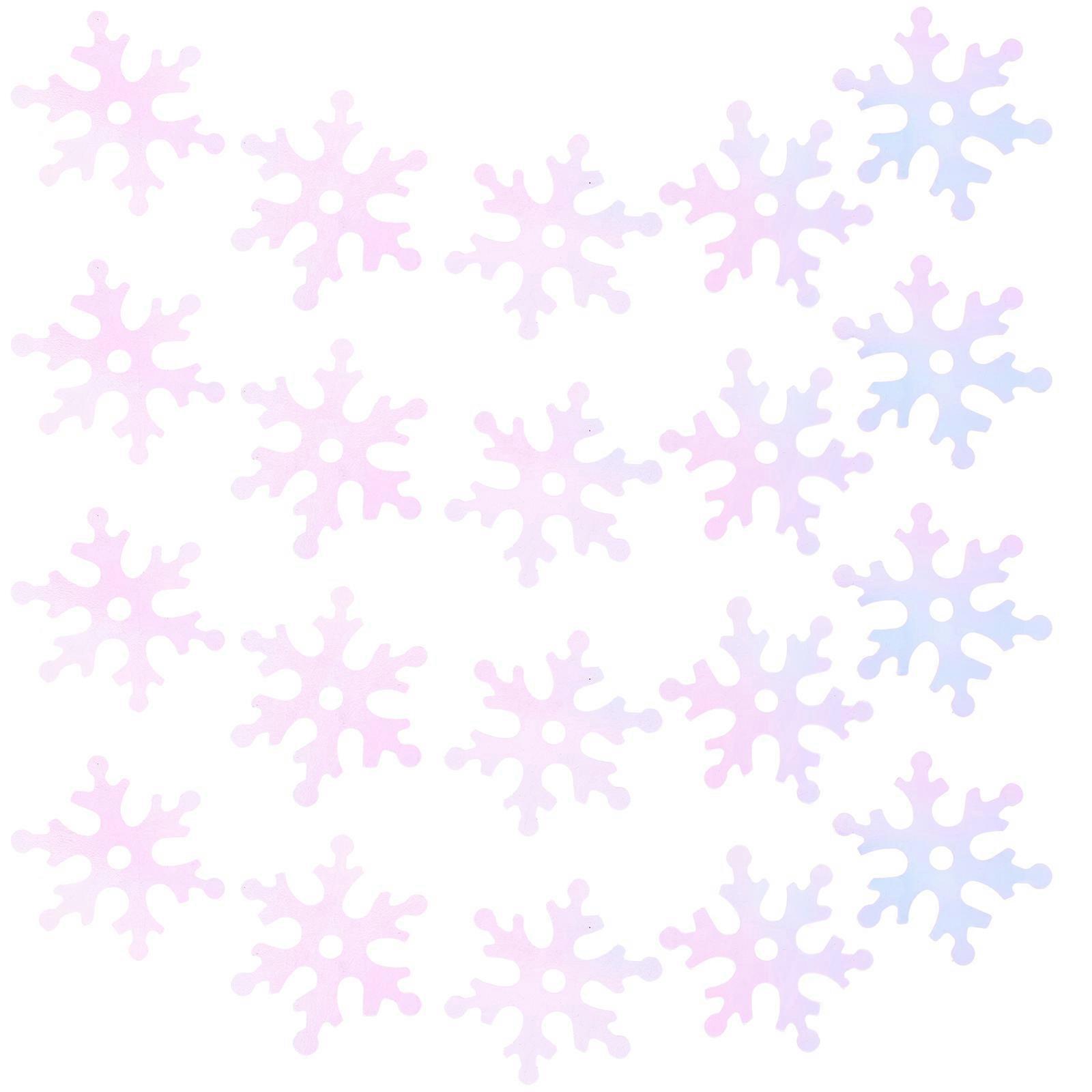 Transparent Snowflake Confetti Decorative Snowflake Confetti 2 Bags
