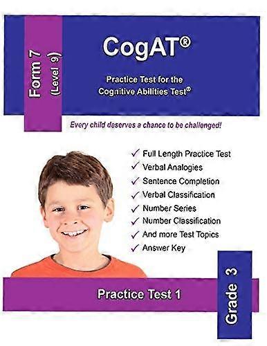 Cogat: Practice Test for the Cognitive Abilities Test: Form 7 Level 9 (Practice Test)