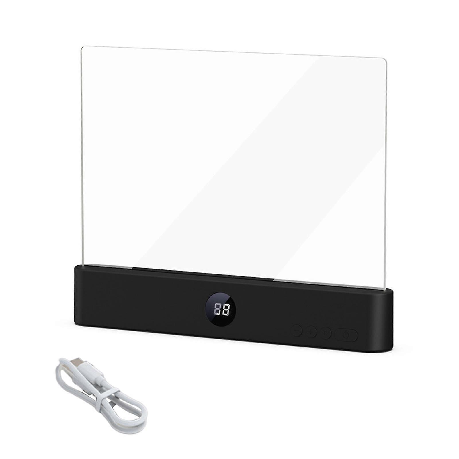 Flat LED Book Light - Smart Timer & Stepless Dimming for Eye Protection