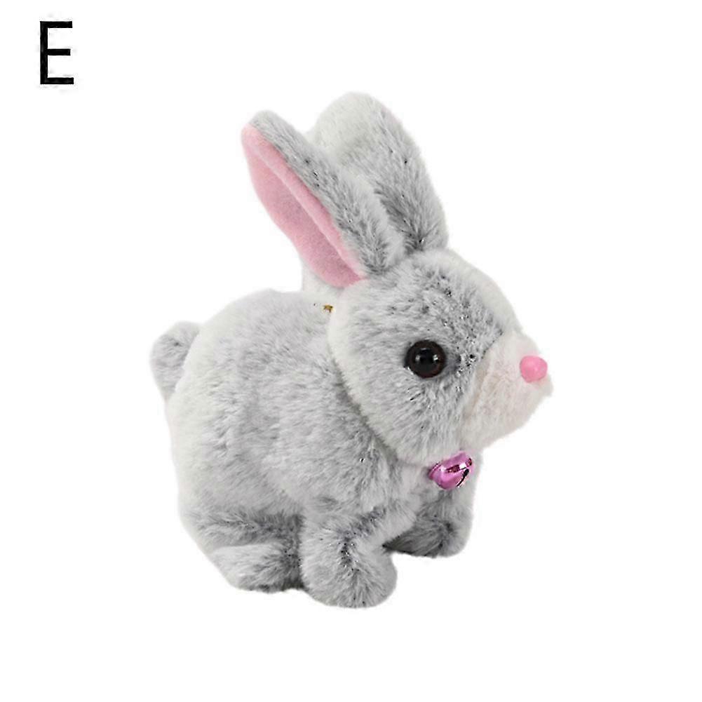 Electric Walking Barking White Rabbit Plush Toy