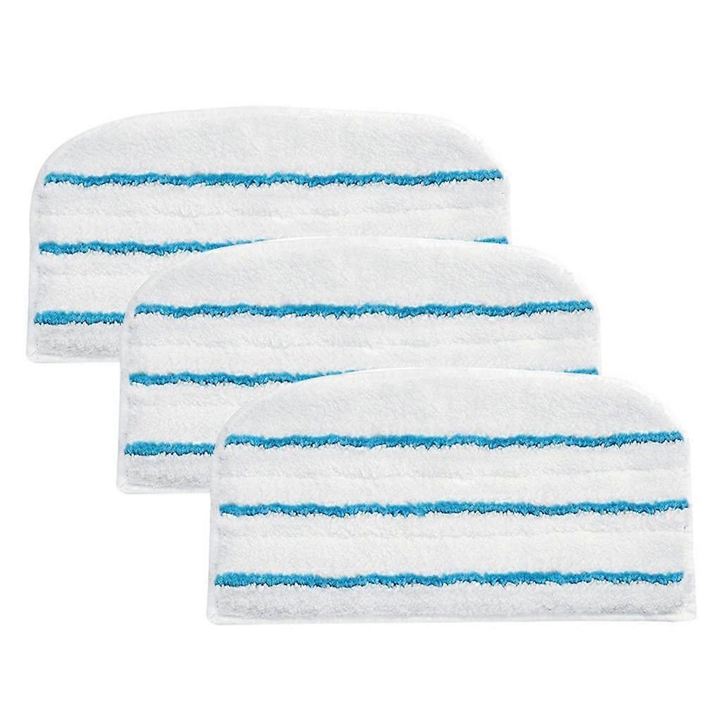 Steam Mop Pads 4 Pack, Microfiber Cloth Refills for MultiLocation Cleaning and Quick Color ID