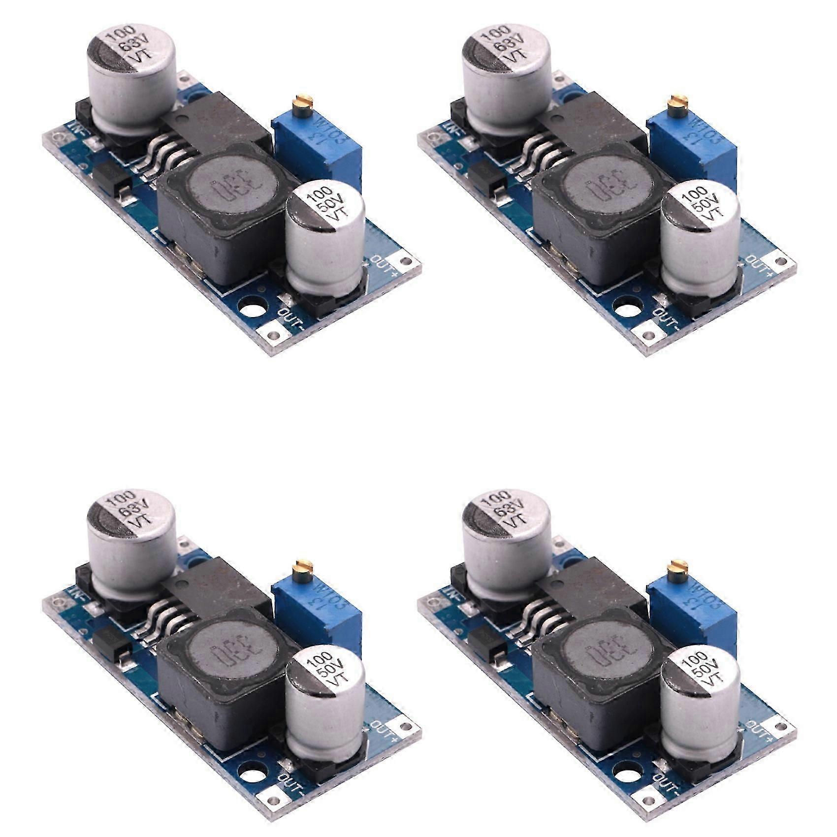 4X 48V Adjustable Step-Down Regulator Module, DC-DC, LM2596HV Input, 4.5-60V Power Module