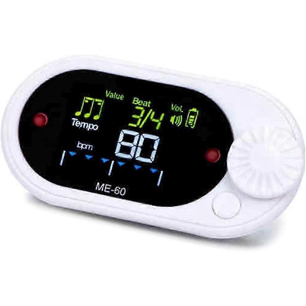 Compact & Quiet Metronome with Back Clip, Portable Exercise Trainer Device, ABS Material Texture