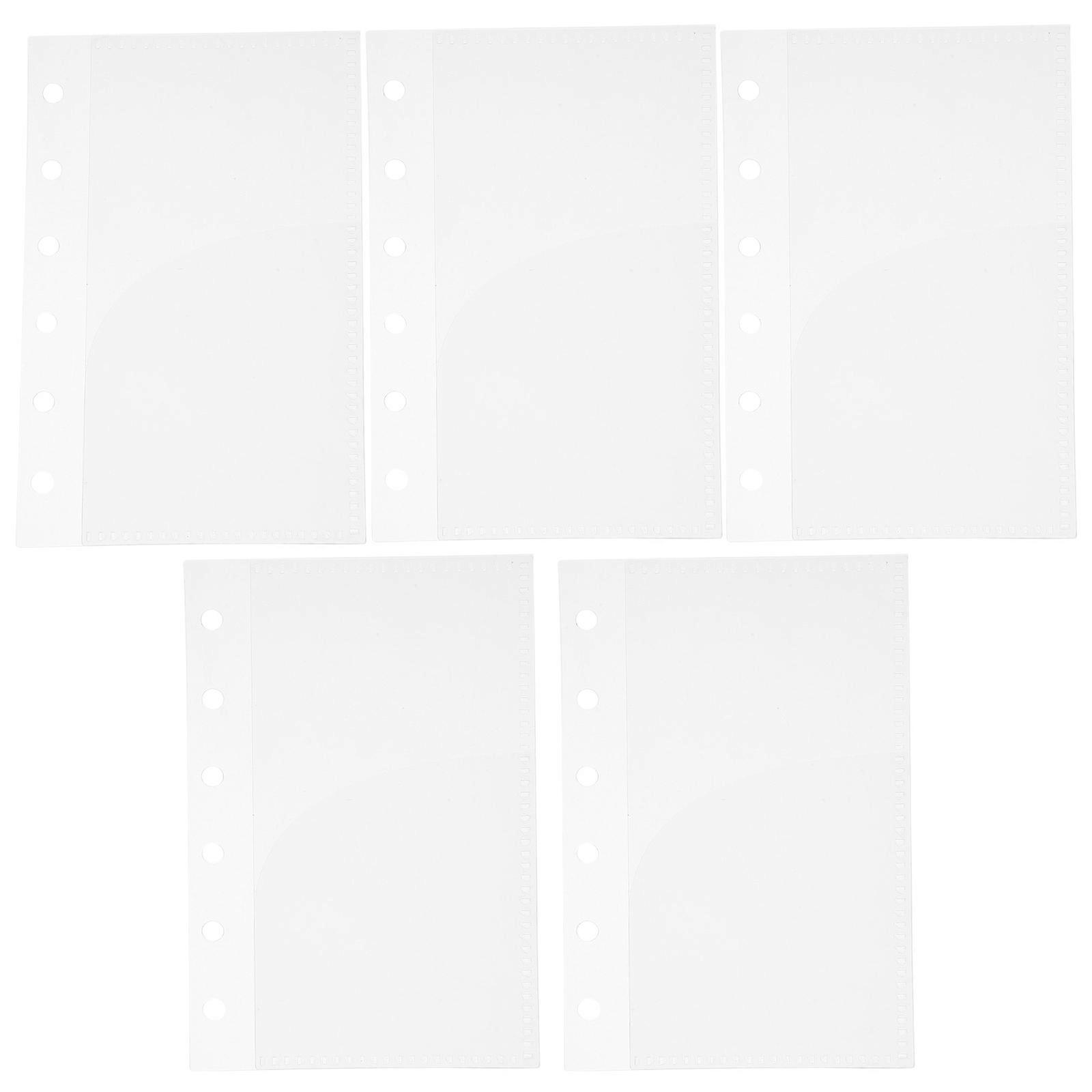Budget Binder Pocket Multi-Use Insert for Storage 15Pcs White PP Material