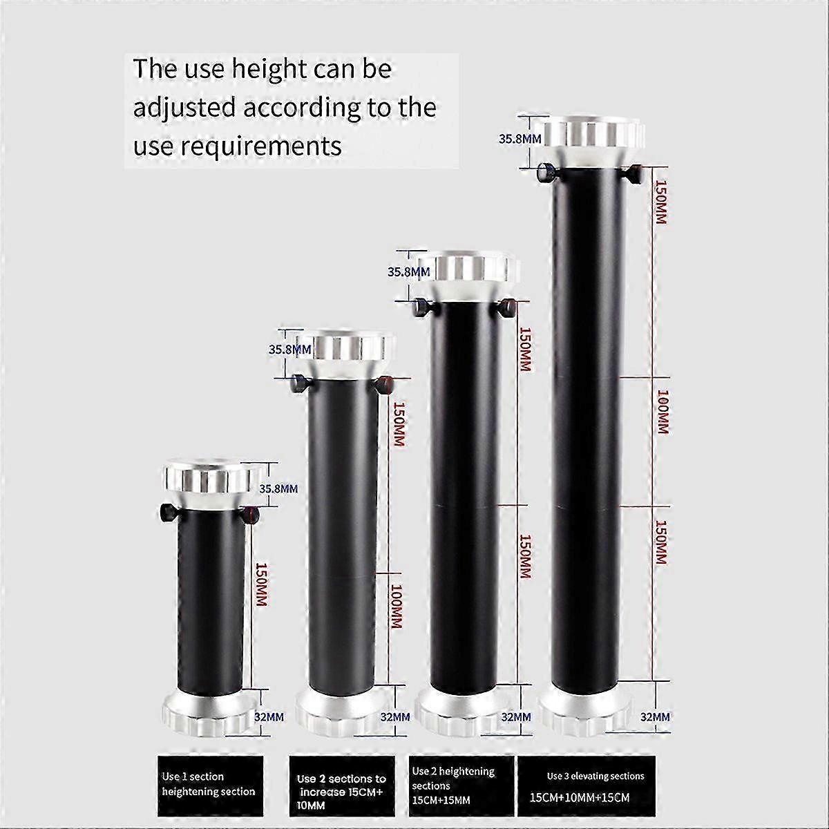 Three Section Extension Tube Telescope Accessories