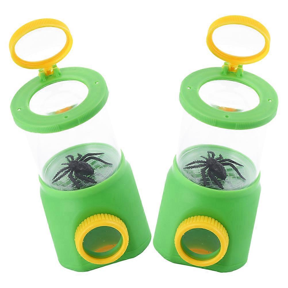 Insect Magnifying Viewer for Storage 2Pcs Insect Collecting Boxes Set
