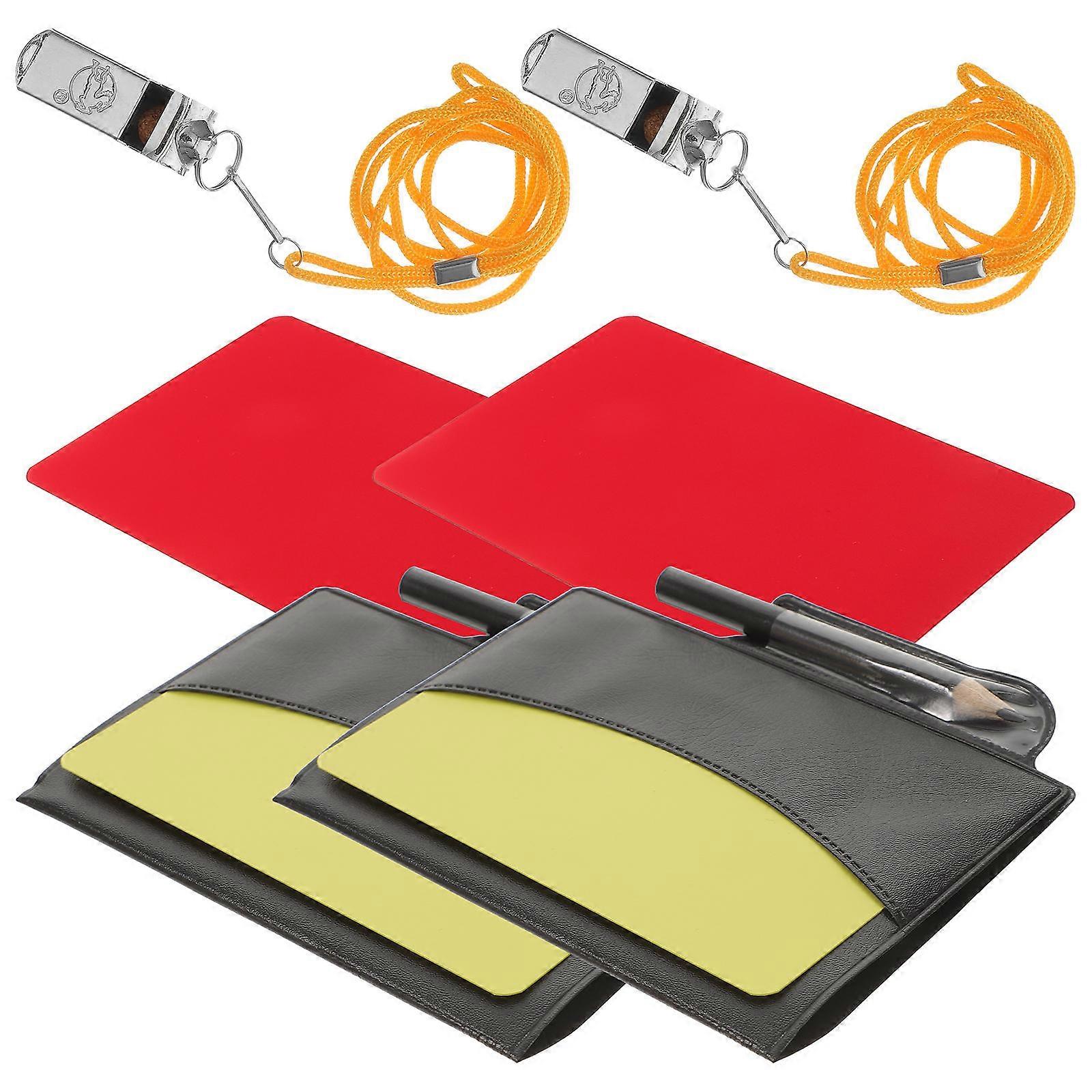 Soccer Cards Professional Referee Kits for Referee Use 4Sets