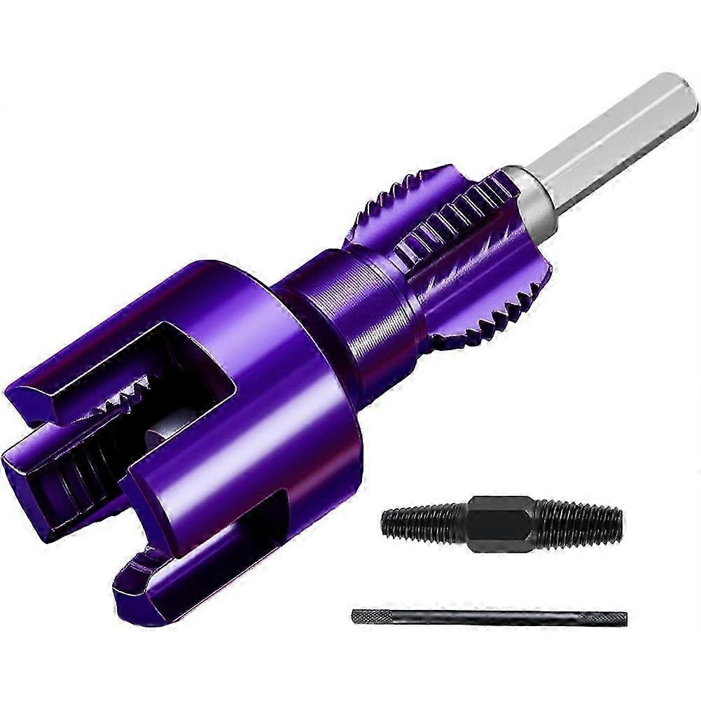 Internal and External Pipe Extractor Tool,Integrated Internal &External Pipe Threading Tool,compatible with Basement Garage Garden